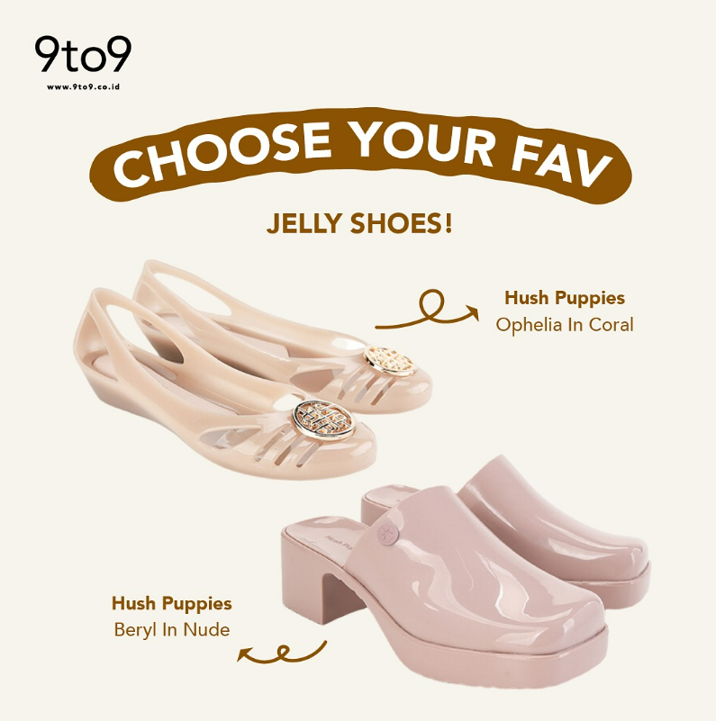 Hush puppies jelly shoes best sale